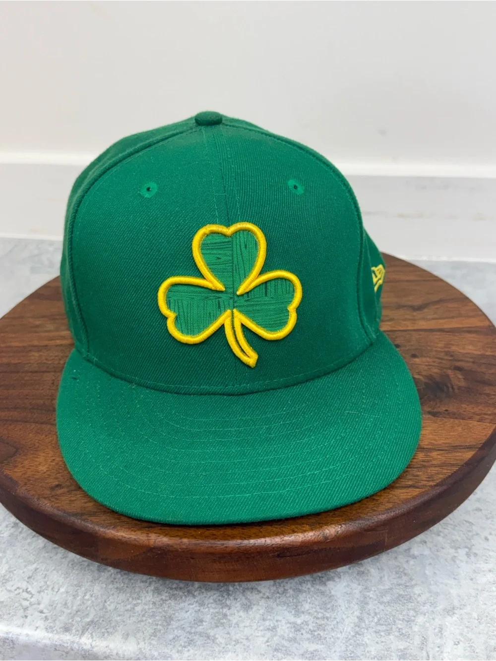 Boston Celtics New Era 9FIFTY Snapback Hat Green Shamrock NBA